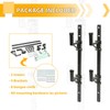 KUAFU Adjustable Trailer Ladder Rack Universal Side Mount Compatible with