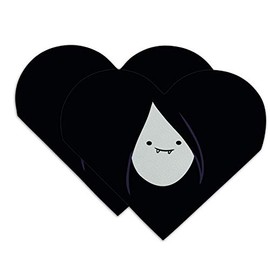 Adventure Time Marceline Head Heart Faux Leather Bookmark - Set of 2