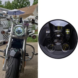 Unbrand 5-3/4" 5.75" LED Headlight For Honda Shadow VT 600 700 750 1100 VTX 1300 1800