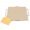 Unicook 12 Inch Square Pizza Stone for Oven and Grill,