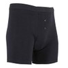 Mens Absorbent Boxer Short - ncontinence Boxer- Black and White-