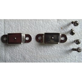 does not apply Leather Handle Brackets Tweed Amps. Nickel 1- pair ( N.O.S. screws 4)