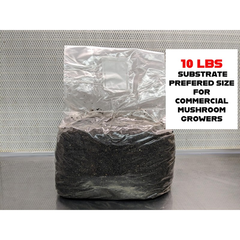 10 LBS Coco Mushroom Substrate with Added Cow Manure