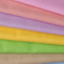Qililandiy 8 Pcs Plain Solid 100% Cotton Fabric Fat Quarters Quilting Sewing DIY Handmade Crafts Patchwork for Home Textile Sewing (Candy Series)