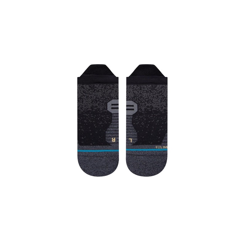 Stance Run Tab St Socks [3 Pack] (Small, Black)