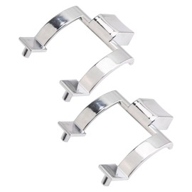 INCREWAY Towel Bar Brackets Set, Shower Door Zinc Alloy Handle Replacement Door Pull Handle Chrome Shower Door Handles for Shower Doors or Tub Enclosure