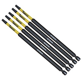 5 x SabreCut SCTX20152_5 152mm T20 TX20 Magnetic Impact Screwdriver Driver Bits Set Torx Heavy Duty Compatible with Dewalt Milwaukee Bosch Makita and more