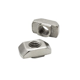 Hammer Nut Slot Nut M8 Slot 10 for Aluminium Profile 45 Pieces - Pack of 100