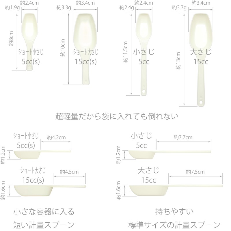 15cc(s) x 2 Takayama Short Tablespoons (Short Handle, Flat Point,
