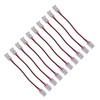 10pcs COB Strip Light Connector Professional Double Head 8mm 2