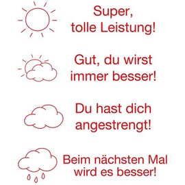 TimeTEX Perpetuum Screen Printing Stamp 4 in 1 Sun and Clouds