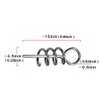 150Pcs/Box Fishing Crank Hook Centering Pin Fishing Baits Lure Rigs