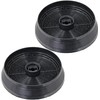 Spares2go Carbon Charcoal Filters compatible with Belling CHIM60 444448843 444449651