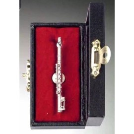 Broadway Gifts Miniature FLUTE PIN Musical Instrument Replica, 3" Long, Superb Detail