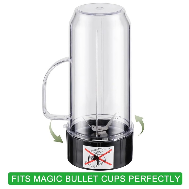 for Magic Bullet Blender Blade 3 Pack, Cross Blades Replacement