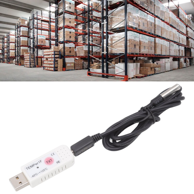 USB Computer Temperature Sensor Data Logger Temperature Alarm for Indoor