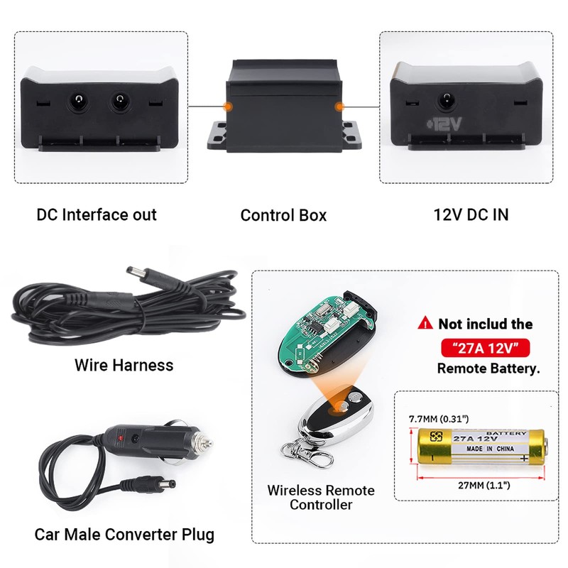 ANDO RACING Electric Valve Cutout Controller Box,Wireless Remote Control Fit