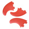 3Pcs Surfboard Fins Glass Fiber Thruster Fin Sets Surf Accessories