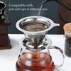 Stainless Steel Coffee Filter - Permanent Reusable Hand Filter, Permanent