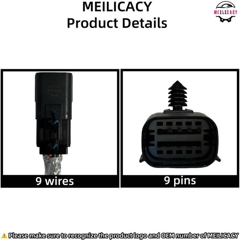 MEILICACY Ignition Knock Detonation Sensor Harness for Jeep Wrangler 2012-2016