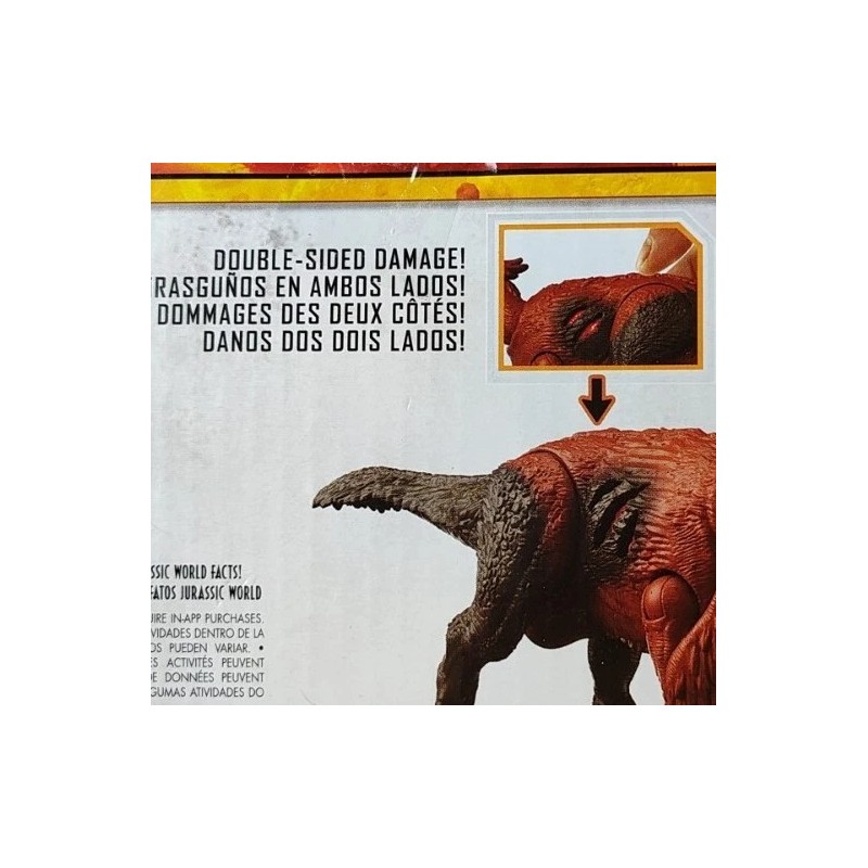 Mattel Jurassic World Dominion Extreme Damage PYRORAPTOR Dinosaur Action Figure