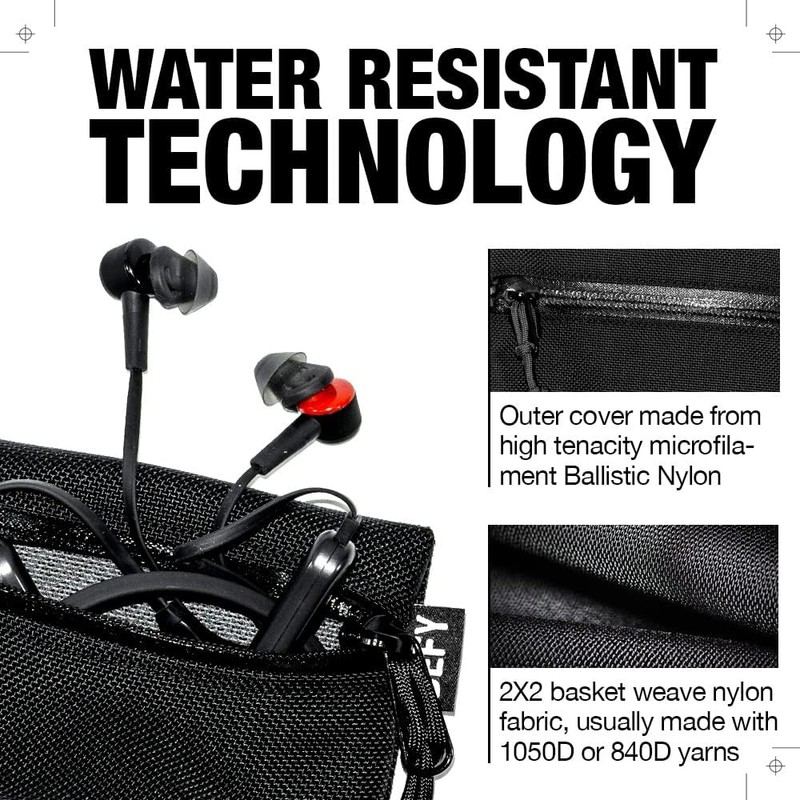 DEFY Project Ballistic Travel Pouch | Lightweight Nylon Organizer Pouch