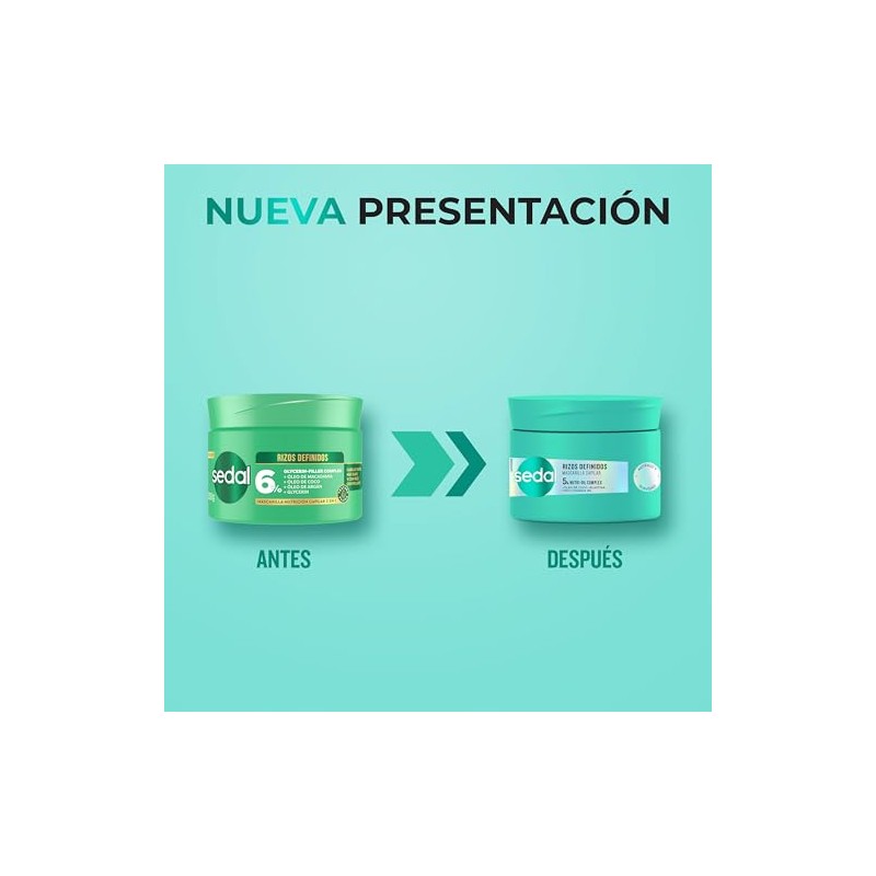 SEDAL Mascarilla para Cabello Rizos Definidos 300 ml