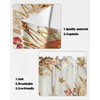 Swag Curtain,Fall Thanksgiving Watercolor Pumpkin Kitchen Valances Rod Pocket Curtains
