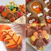 2 Pcs Thanksgiving Turkey Leg Cookie Cutters Set, Chicken Leg