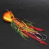 4Pcs 65g Fishing Artificial Baits Silicone Skirts Lures with Hook