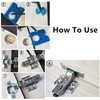 35mm Hinge Template Set Forstner Drill Bit Concealed Hinge Drill