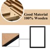 1 Pack A5 Frame Black, Wooden A5 Photo Frames, Black