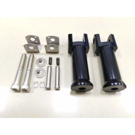 Unbranded Passenger Foot Peg Support Mount For Harley Softail Heritage Classic Low Rider