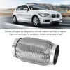 Stainless Steel Flexible Exhaust Stub Internal Corrugated Pipe 2.5in x