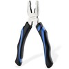 URASISTO 7-Inch Linesman Pliers with Rubber Grip Handle for Basic