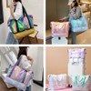 Travel Tote Bag for Women, Gym Bag with Shoes Compartment