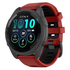 ISABAKE Watch Band for Garmin Vivoactive 4 /Venu 2, 22mm Quick Release Silicone Replacement Band Compatible with Garmin Forerunner 570 47MM/Forerunner 265/Forerunner 255/Venu 3