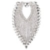 8.5 x 13cm Rhinestone Claw Chain Decorative Strass Crustal Horse