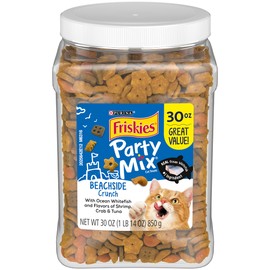 Purina Friskies Party Mix Adult Cat Treats Extra Large Pouches