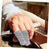 CIYODO 10pcs Lightweight Cut Resistant Finger Cots Finger Protectors for