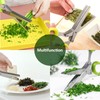 Cooking Scissors Shredder Scissors Stainless Steel Onion Nori Nori Scissors