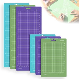 Cutting Mat, Pack of 6 Non-Slip Cutting Mat, Replacement Accessories, Cutting Mat for Cricut for Crafts, Sewing, Paper Crafts (4.5 x 6.5 inches, 4.5 x 12 inches)