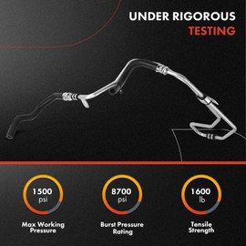 A-Premium Power Steering Return Line Hose Assembly Compatible with Hyundai Sonata 1999-2005 Kia Optima 2001-2005 Cooler Tube