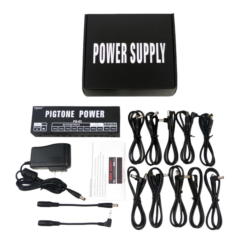 10 Isolated DC Output for 9V/12V/18V 100mA 400mA Effect PedalGuitar