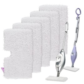 Steam Pocket Mop Replacement Pads for Shark S3500 Series S3501 S3601 S3550 S3901 SE450 S3801 S3801CO S3601D S2901 S2902 S3450 S3452 Steam Pocket Mop - 5 Packs