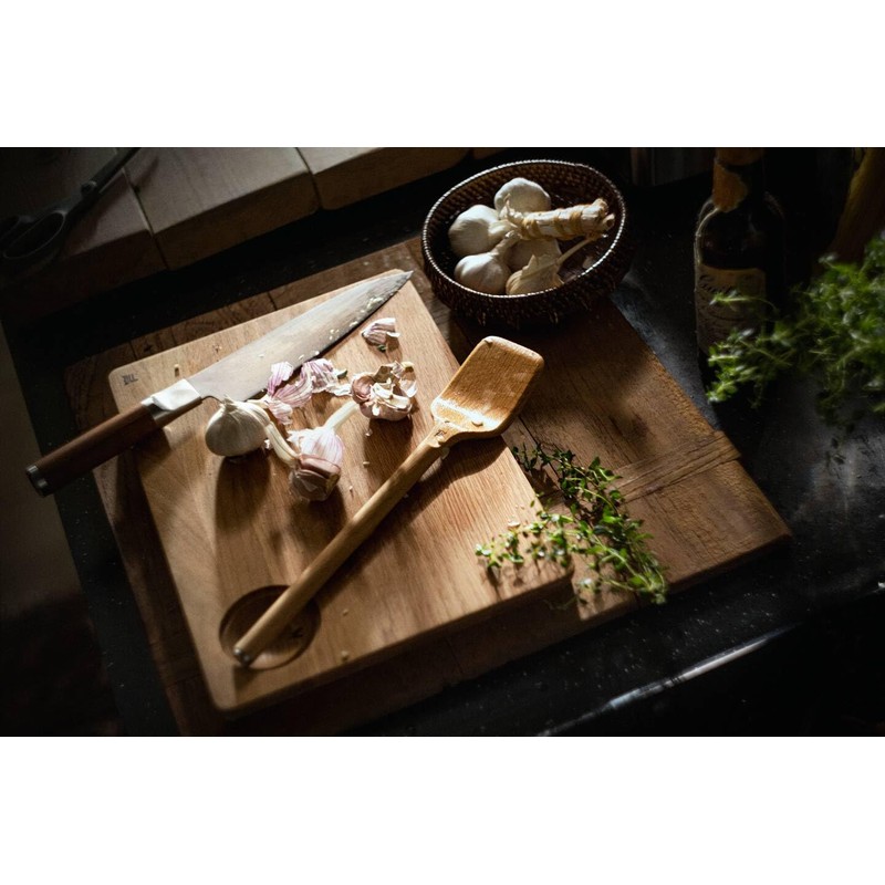 Fiskars Norden 1065696 Spatula Length 31.3 cm Oak Wood