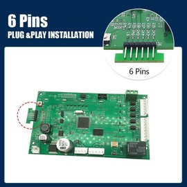 Cydewhoale 42002-0007S Control Board Kit Replacement for Pentair MasterTemp Sta-Rite Max-E-Therm All NA and LP Series Pool and SPA Heater Electrical Systems, with 472610Z Switch Membrane Pad