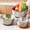Wildone Mixing Bowls with Airtight Lids, 27 PCS Stainless Steel