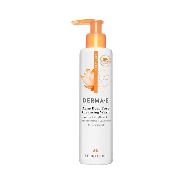 DERMA E Acne Deep Pore Acne Cleansing Wash with Salicylic