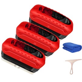 hwqsad hwqsad Louisx Glass Cleaning Board,Automotive Oil Film Cleaning Brush, Louisex Glass Coating for Windshield for Enhancing The Visual Effects of Automotive Windshields (3pcs-b)